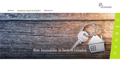 Desktop Screenshot of adlershorst-immobilien.de
